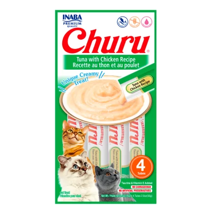Churu gato, sabor Atún y Pollo, 56 g